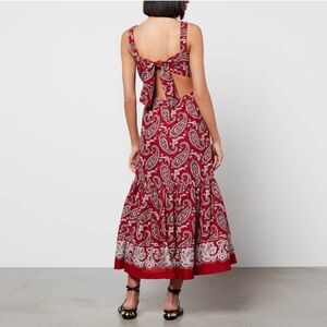 Sea New York Theodora Paisley ruffle dress size 8